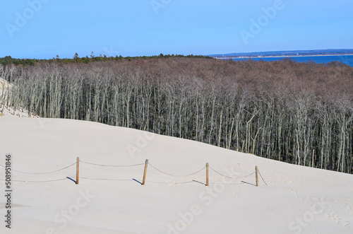 Slovinski national park, Leba sand dune on the Baltic coast, Poland, Europe