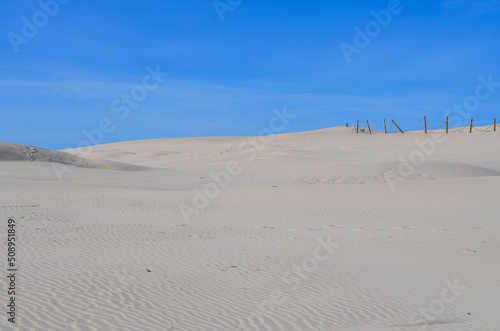 Slovinski national park, Leba sand dune on the Baltic coast, Poland, Europe