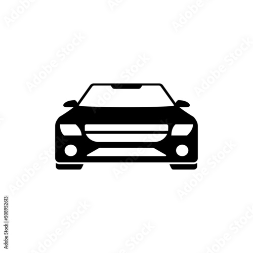 Car Icon Vector Isolated on White Artboard © Farrel_Chiko