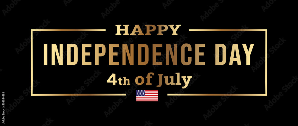 Fototapeta premium HAPPY 4TH OF JULY