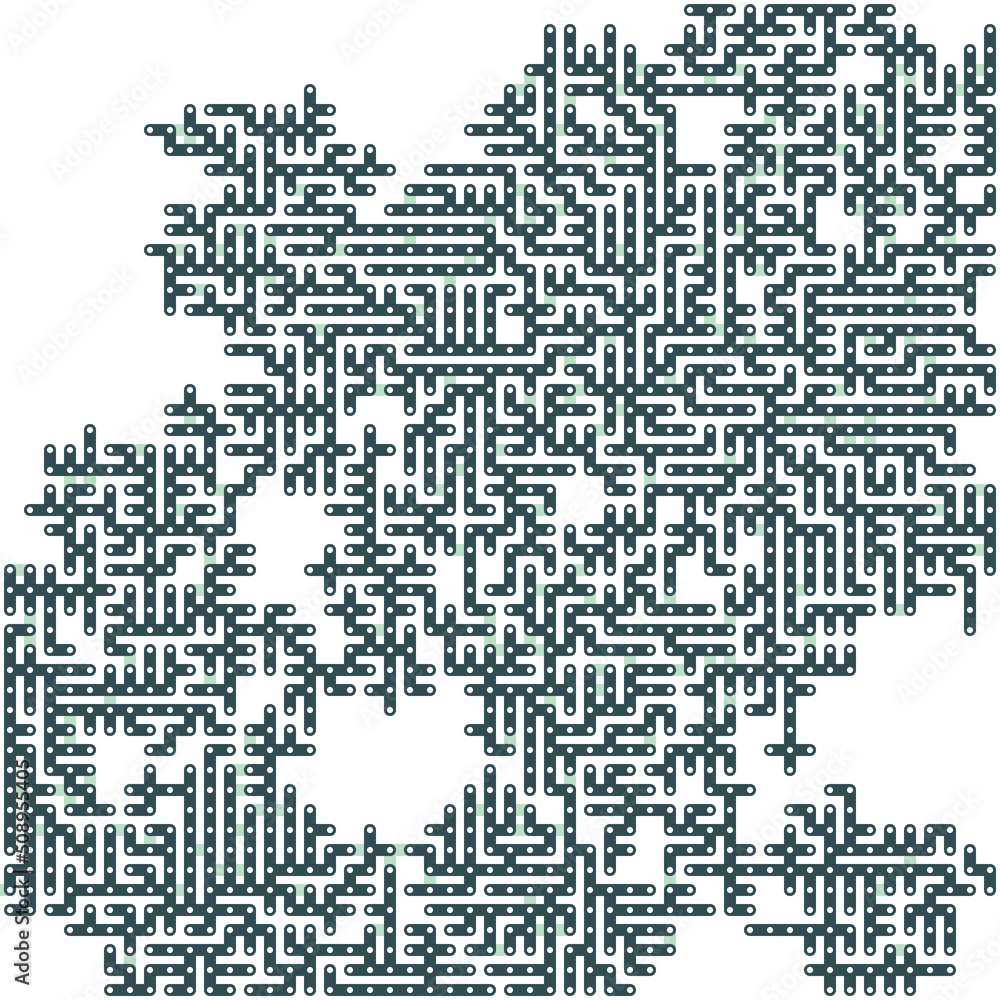 Albert-Laszlo Barabasi algorithm network visualization implementation illustration Albert-Laszlo Barabasi algorithm network visualization implementation illustration