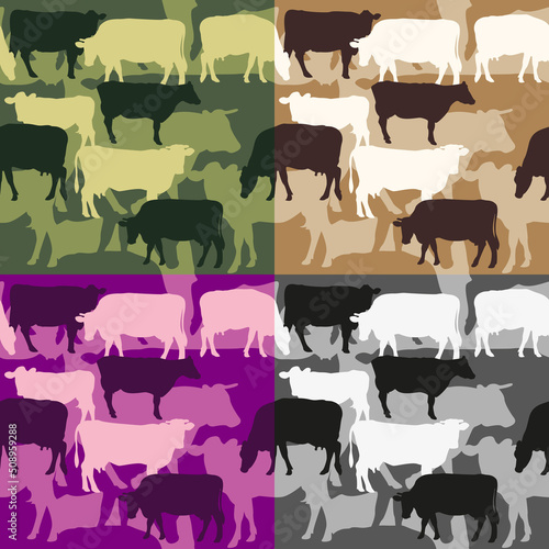 CowMooFlage for you, cowboy.
Pun.