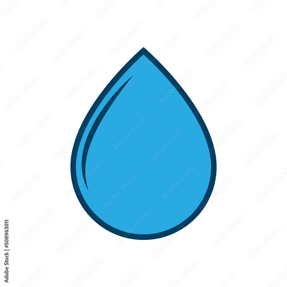 Water drop outline icon Water drop outline icon