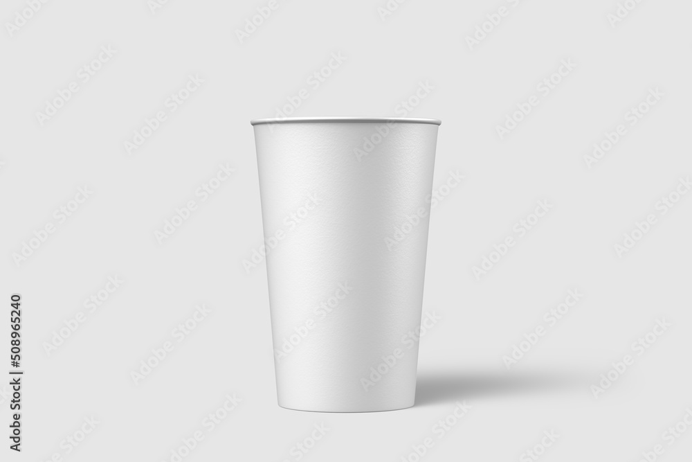 Paper coffee cup with plastic cap mockup template, isolated on light grey background. High resolution. Paper coffee cup with plastic cap mockup template, isolated on light grey background. High resolution.