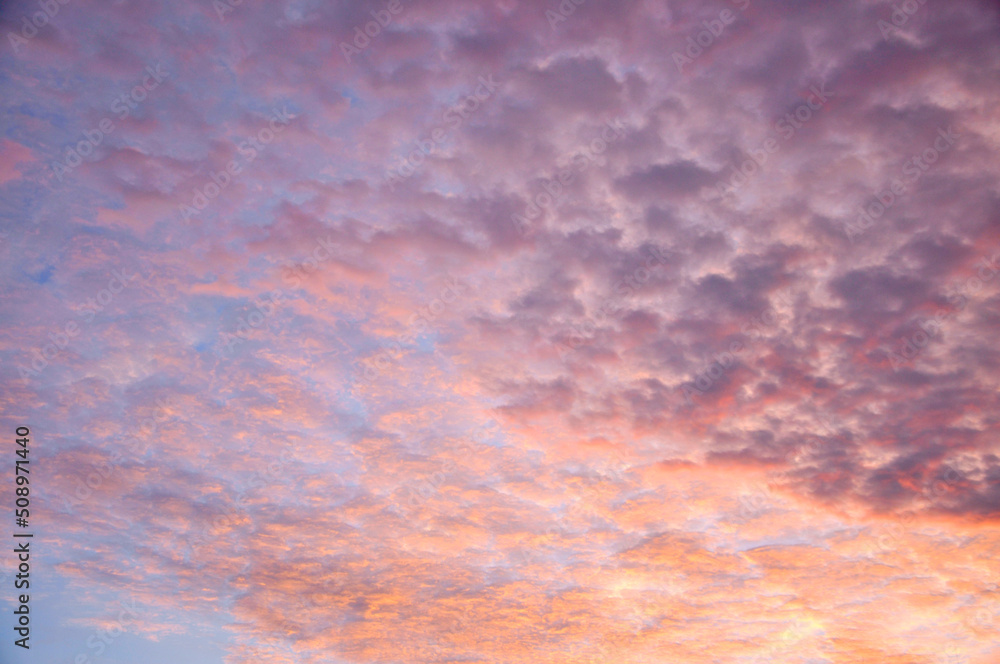 Obraz premium sunset over the clouds