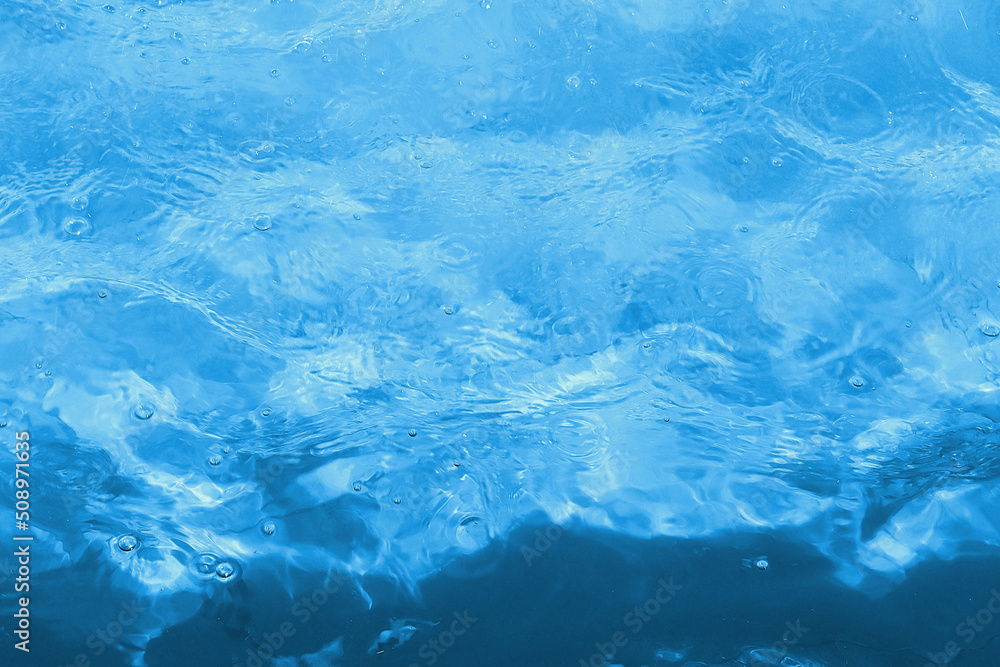 Obraz premium water in swimming pool rippled water detail background.