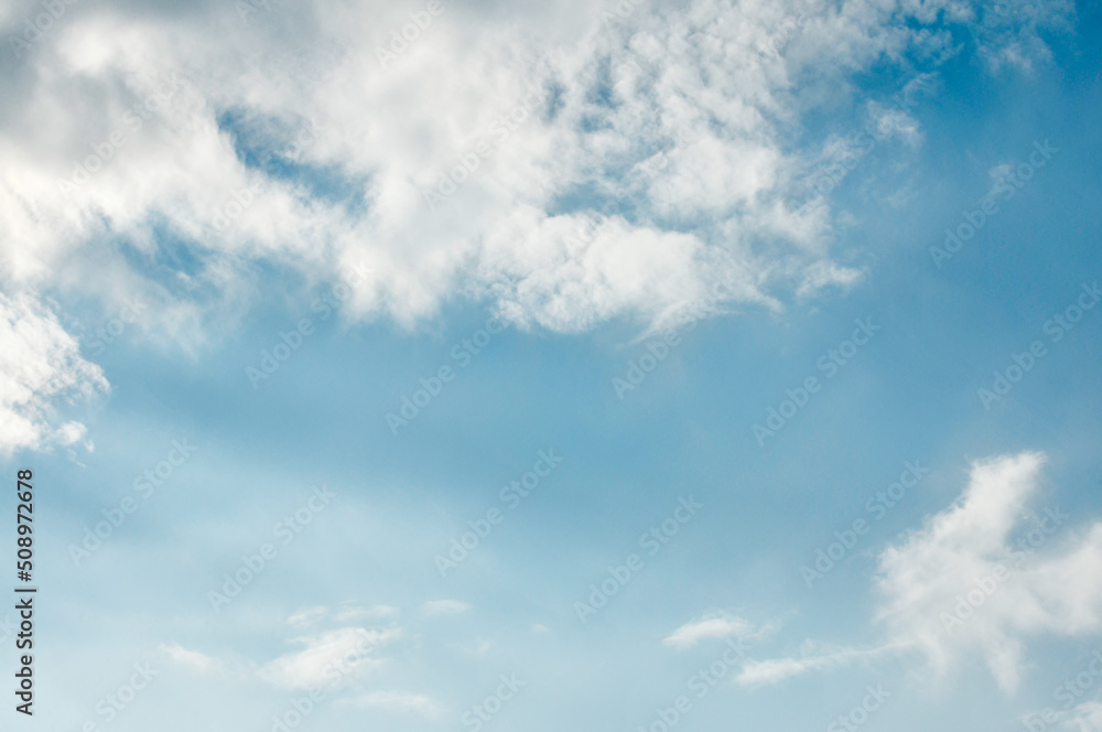 blue sky with clouds