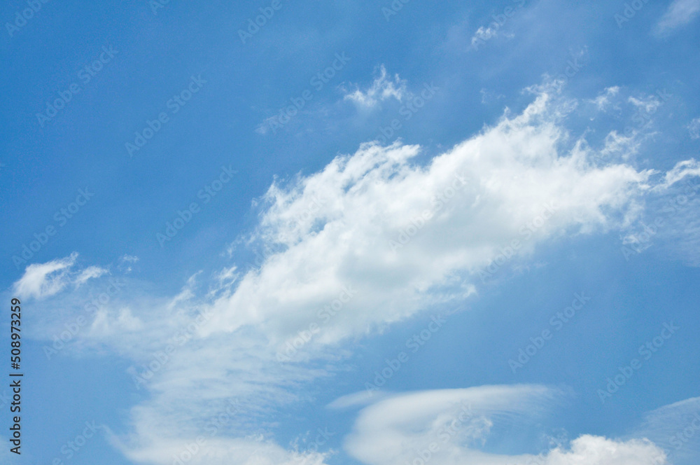 blue sky with clouds