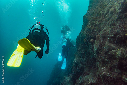 ダイビング・潜航中