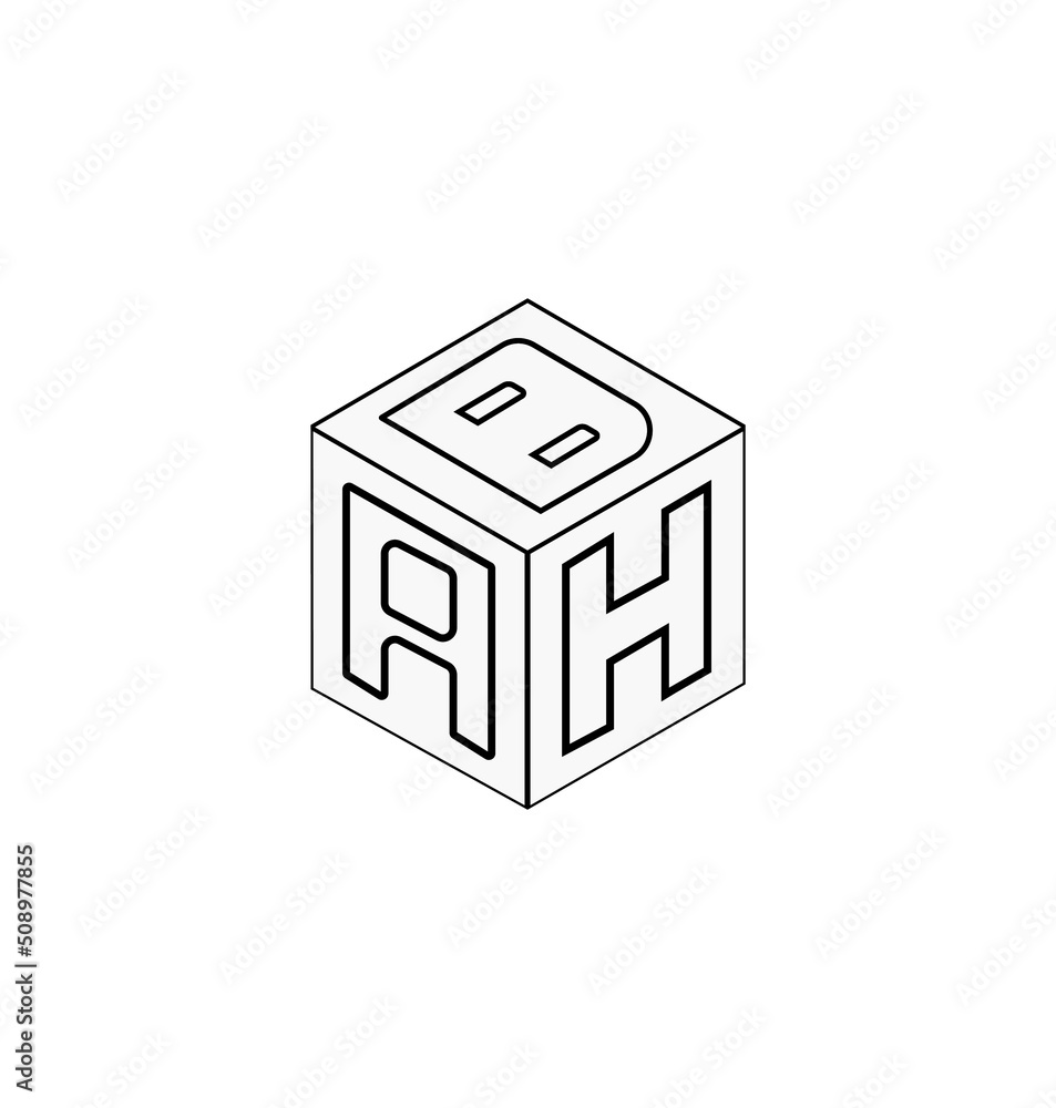 cube letter logo design, Font letter logo design. cube letter logo design, Font letter logo design.