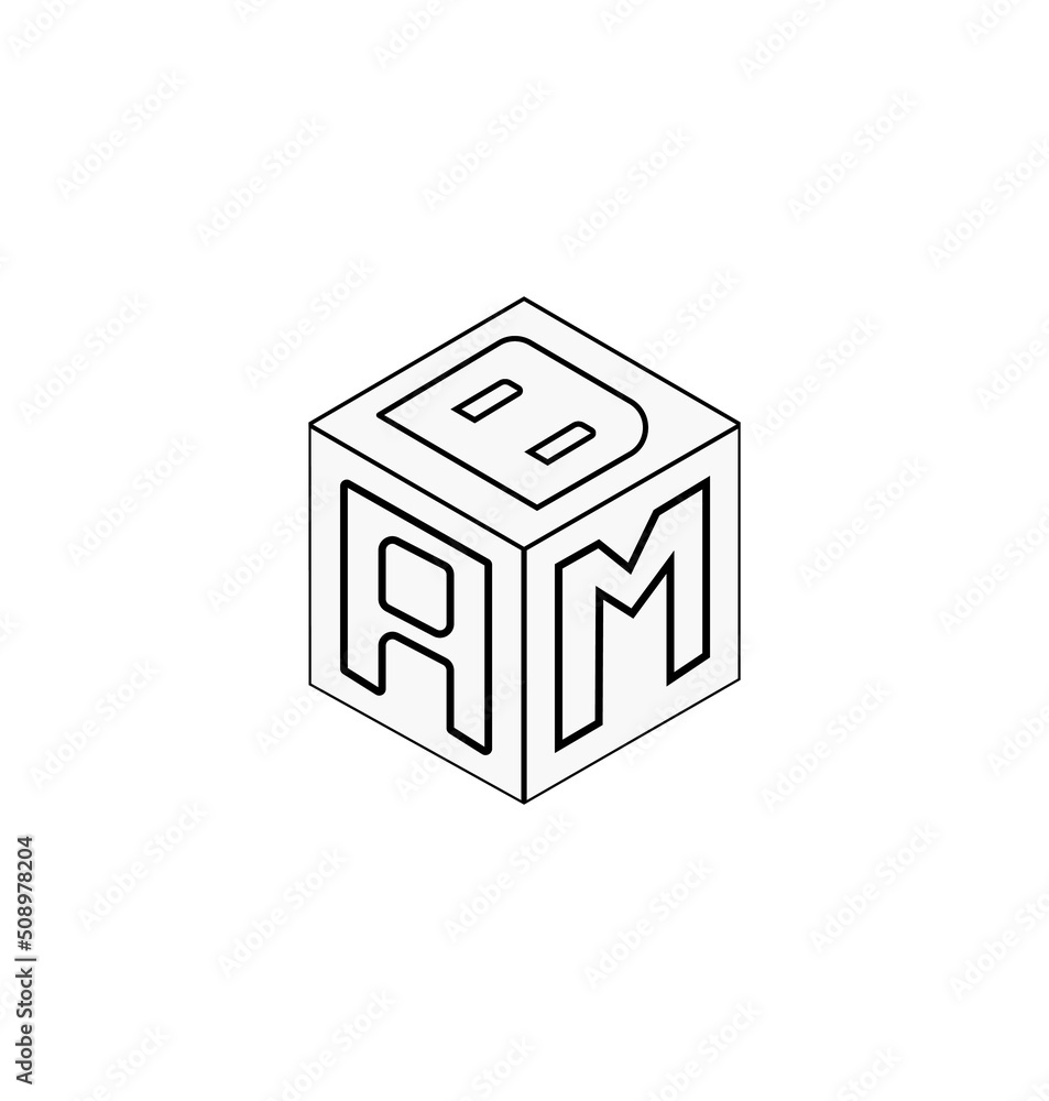 cube letter logo design, Font letter logo design. cube letter logo design, Font letter logo design.
