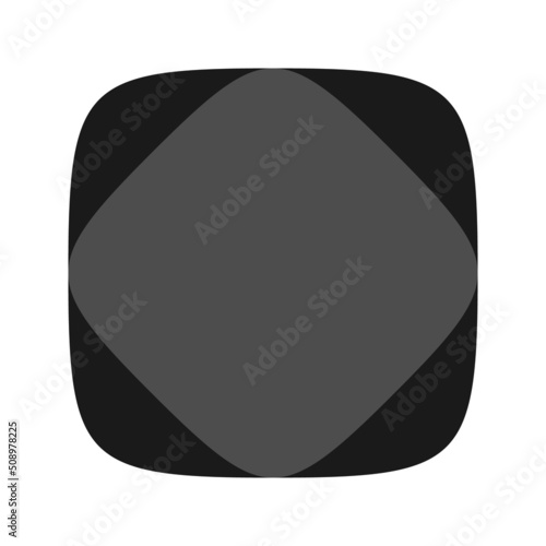 Double Squircle Rounded Square Shape Icon