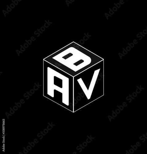 cube letter logo design, Font letter logo design.