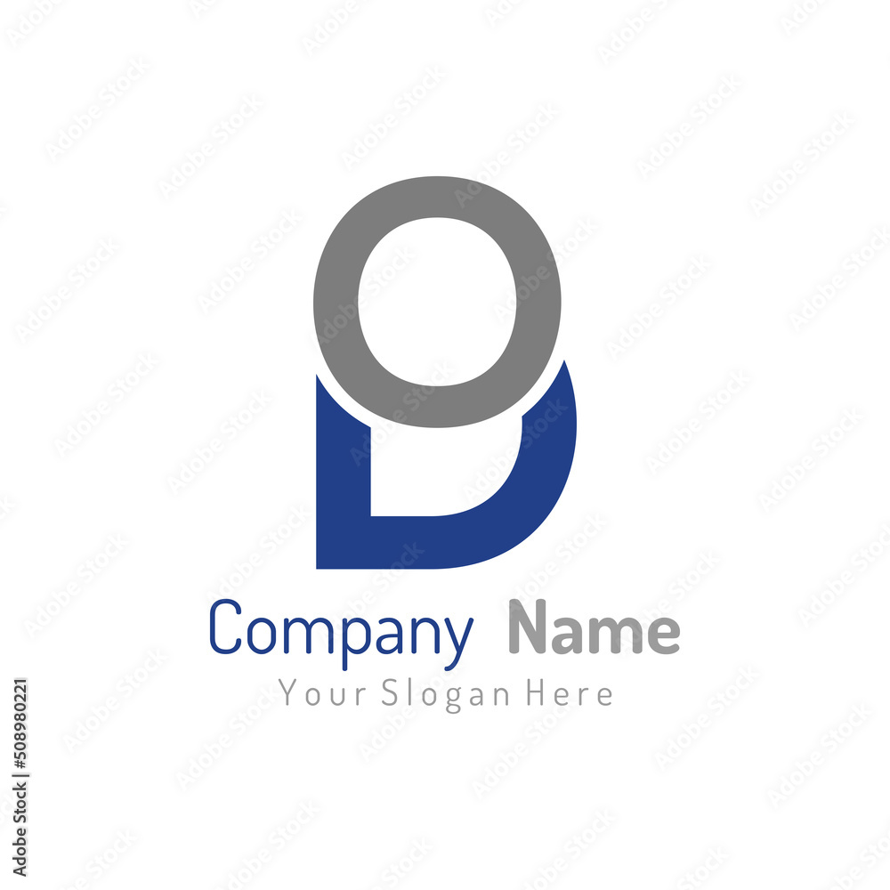 Initial Letter OD Logo Design Vector Template. Creative Abstract OD Letter Logo Design Illustration. Initial Letter OD Logo Design Vector Template. Creative Abstract OD Letter Logo Design Illustration.