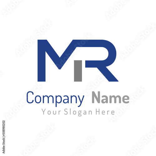 Free Download Initial Letter MR Logo Design Vector Template. Creative Abstract MR Letter Logo Design Illustration. - GFXLoad