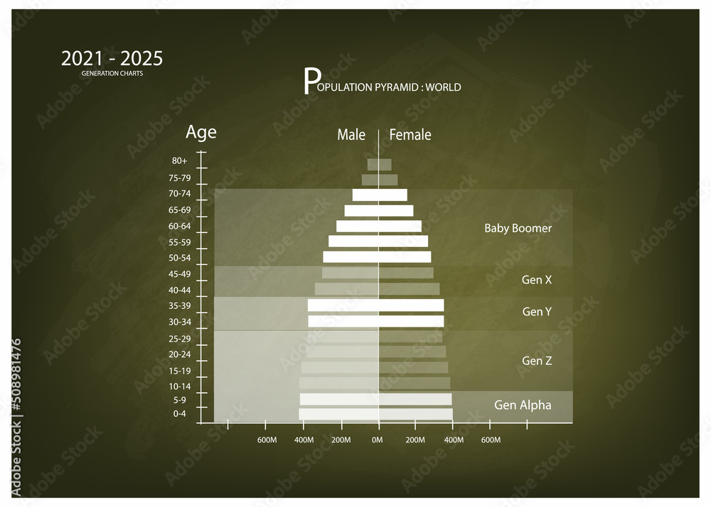 Population and Demography, Population Pyramids Chart or Age Structure
