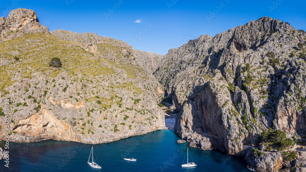 Torrent de Pareis, Sa Calobra, Majorca, Balearic Islands, Spain