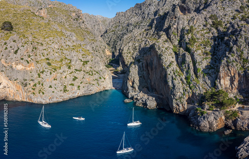 Torrent de Pareis, Sa Calobra, Majorca, Balearic Islands, Spain