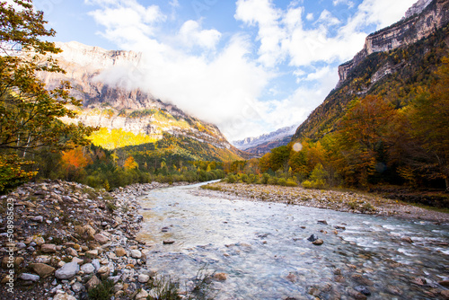 Autumn in Ordesa and Monte Perdido National Park  Spain