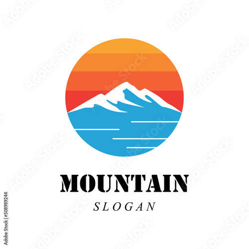 Free Download Mountain icon Logo - GFXLoad