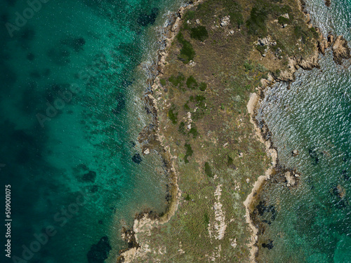 Fototapeta Naklejka Na Ścianę i Meble -  La Maddalena Archipel shot from the drone