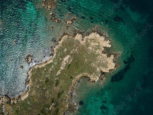 La Maddalena Archipel shot from the drone © Emilian