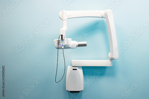 Intraoral x-ray machine to examine patients in dental clinic