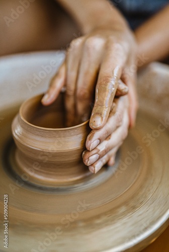 hands of a potter