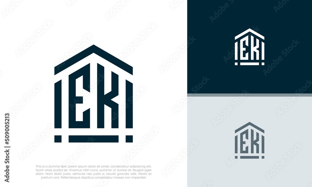 Simple Initials EK logo design. Initial Letter Logo. Shield logo. Simple Initials EK logo design. Initial Letter Logo. Shield logo.