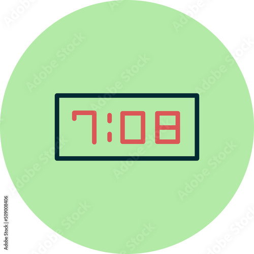 Digital Clock Icon