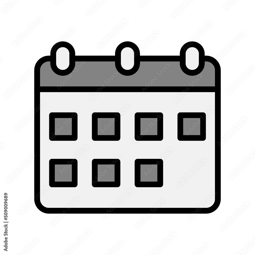 Weekly Calendar Icon Weekly Calendar Icon