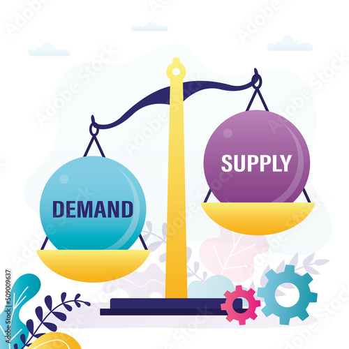 Market situation when demand exceeds supply. Relationship between price and quantity of goods