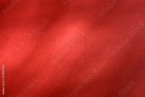 Obraz na płótnie Empty red textured wall with shadows texture and background w salonie