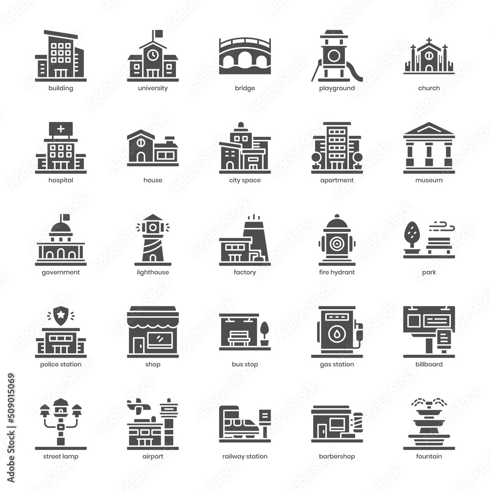 City Element icon pack for your website design, logo, app, UI. City Element icon glyph design. Vector graphics illustration and editable stroke. City Element icon pack for your website design, logo, app, UI. City Element icon glyph design. Vector graphics illustration and editable stroke.
