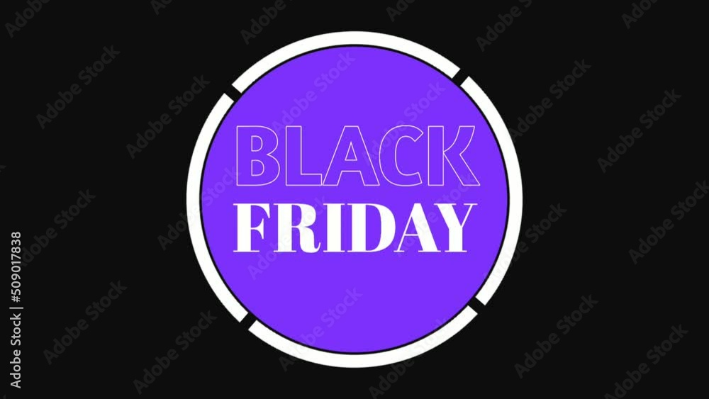 Black Friday 4K neon sign animation on black background. with a rotating circle frame againts black screen.Banner Sign and symbols neon sign business concept,using for shop,store,night club Black Friday 4K neon sign animation on black background. with a rotating circle frame againts black screen.Banner Sign and symbols neon sign business concept,using for shop,store,night club