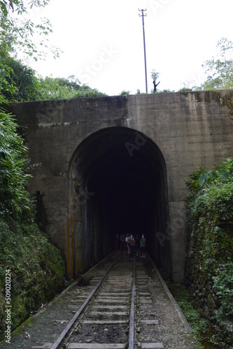 Túnel do final do passeio de trem de Passa Quatro photo