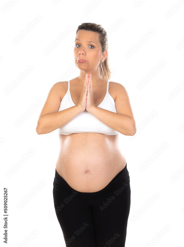 Fototapeta premium Pregnancy. Happy pregnant woman
