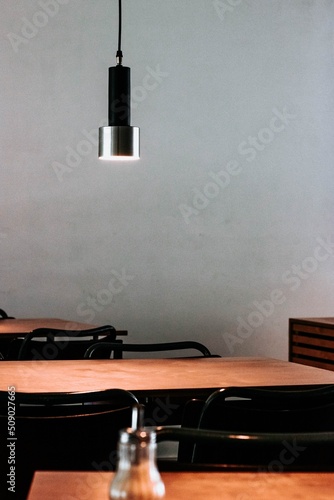 Cuadro en lienzo cafe interior