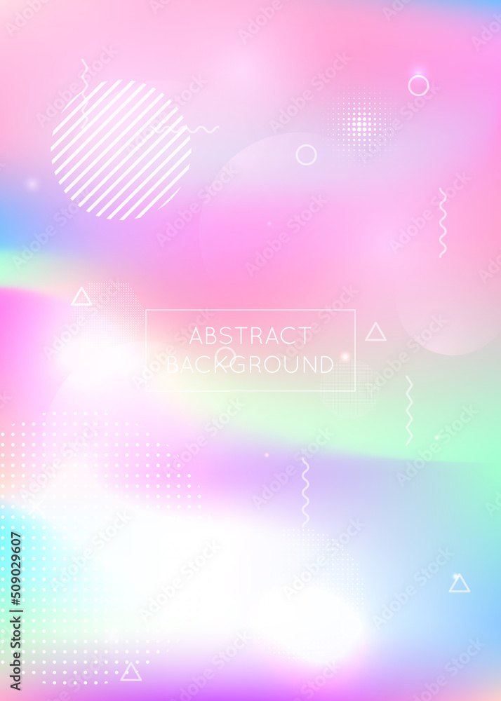 Fototapeta premium Minimalist Fluid. Violet Magic Background. Retro Halftone Backdrop. Dynamic Dots. Abstract Pattern. Neon Design. Summer Flyer. Round Concept. Blue Minimalist Fluid
