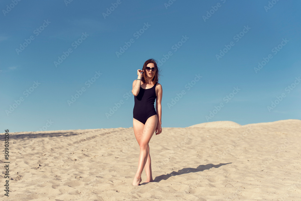 Summer sunny day on the sand Summer sunny day on the sand
