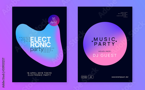 Canvas Print Techno Banner