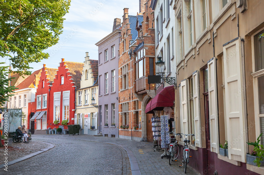Fototapeta premium Street of Brugge, Belgium