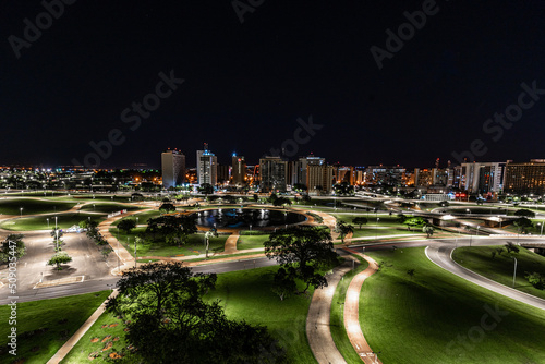 The capital of Brazil, Brasilia at night photo