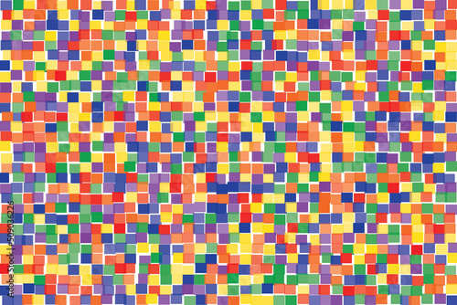 colorful pixel background  vector cubes