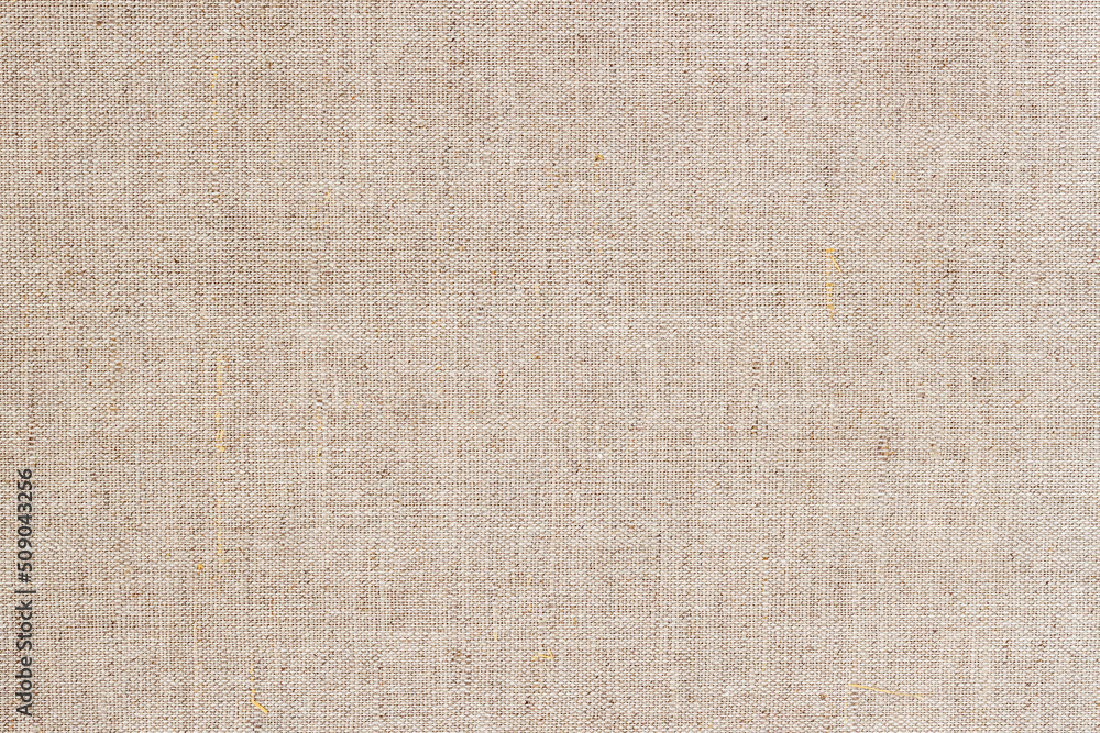 Fototapeta premium Sackcloth or natural organic burlap background with visible texture