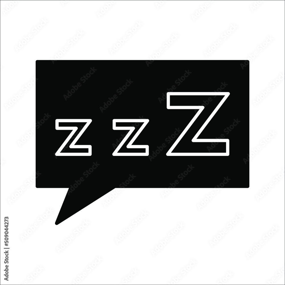 Sleepy zzz icon on white background Design concept about sleep, dream, relax, insomnia. Sleepy zzz icon on white background Design concept about sleep, dream, relax, insomnia.