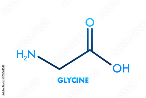 Glycine formula. Glycine formula, great design for any purposes