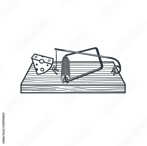 mouse trap illustration