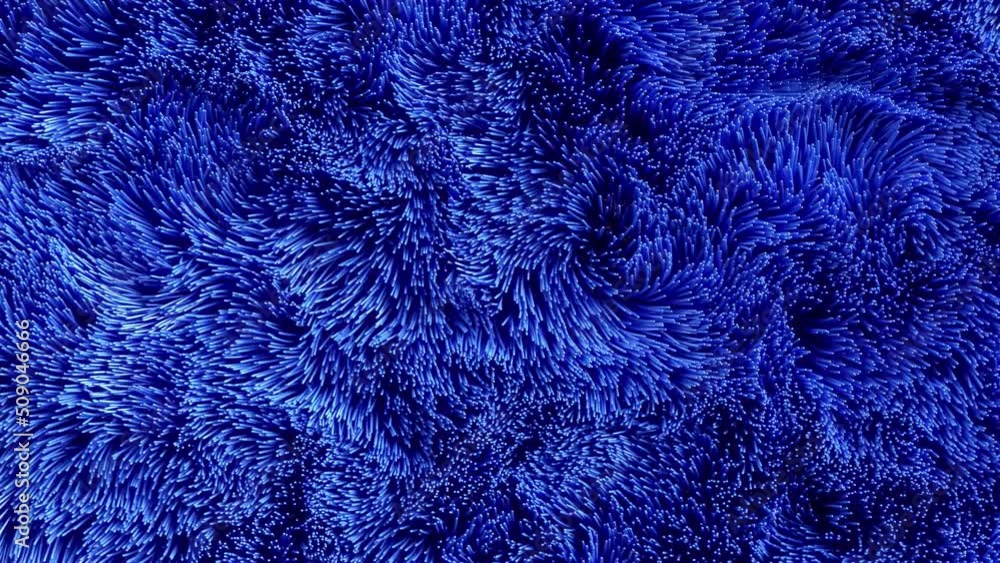 Smoothly moving lines, like grass swaying in the wind. Wavy swirling hair background Smoothly moving lines, like grass swaying in the wind. Wavy swirling hair background
