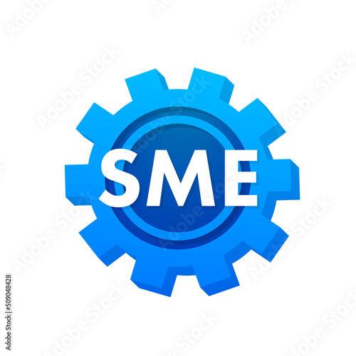 Flat sme for concept design. Strategy concept. Flat vector illustration. Financial concept.